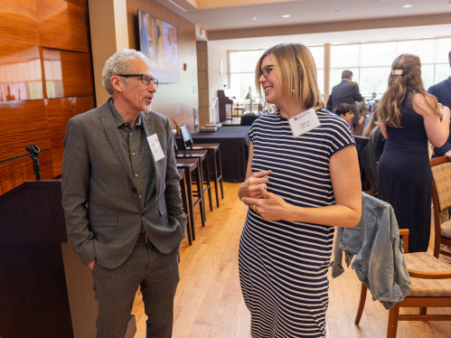 Marc Aronson with alum