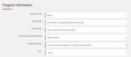 5-year application options