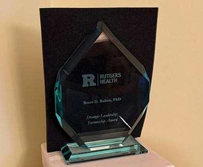 Rutgers Health Awards Brent Ruben the 2025 Chancellorâs Inaugural Leadership Award